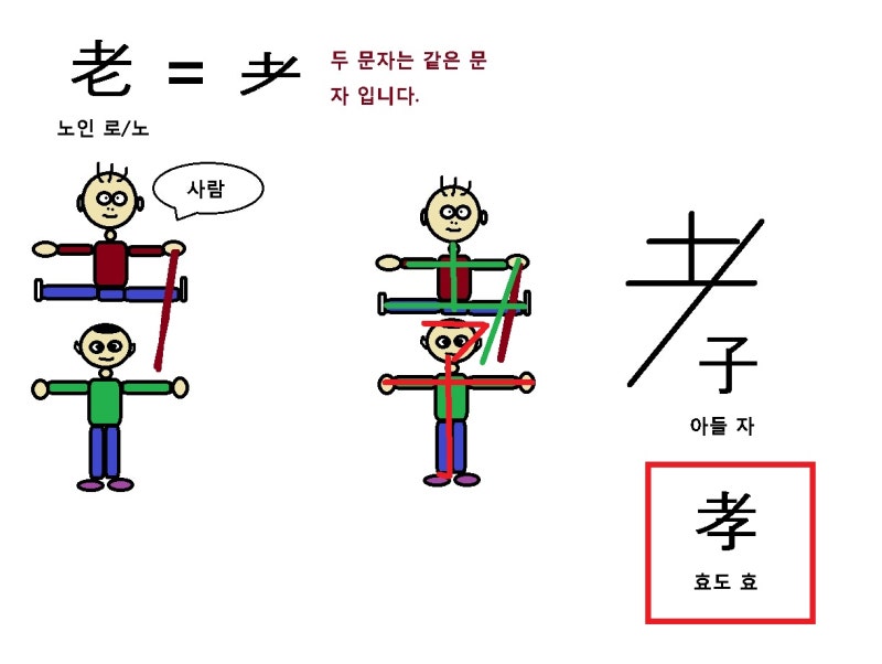 가르칠 교 (敎) 자를 외워 봐요.