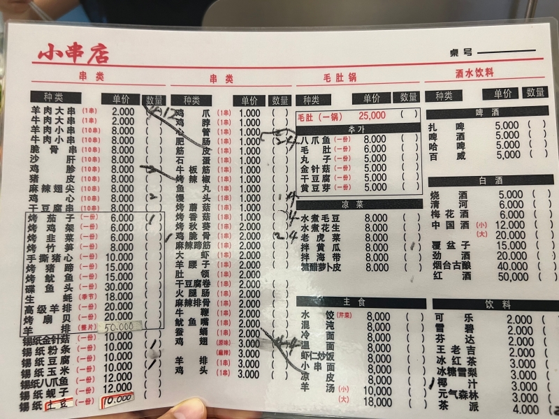 대림의 양꼬치집은 얼마나 본토에 근접했을까