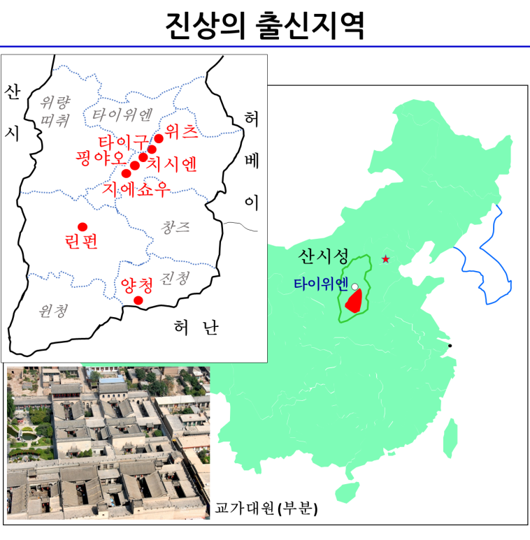 산시(山西) 상인, 진상(晉商) 2. 진상의 역사적 발전과정