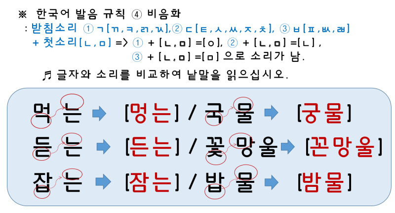 꼬꼬무 한국어_1단계 한글발음연습 ④