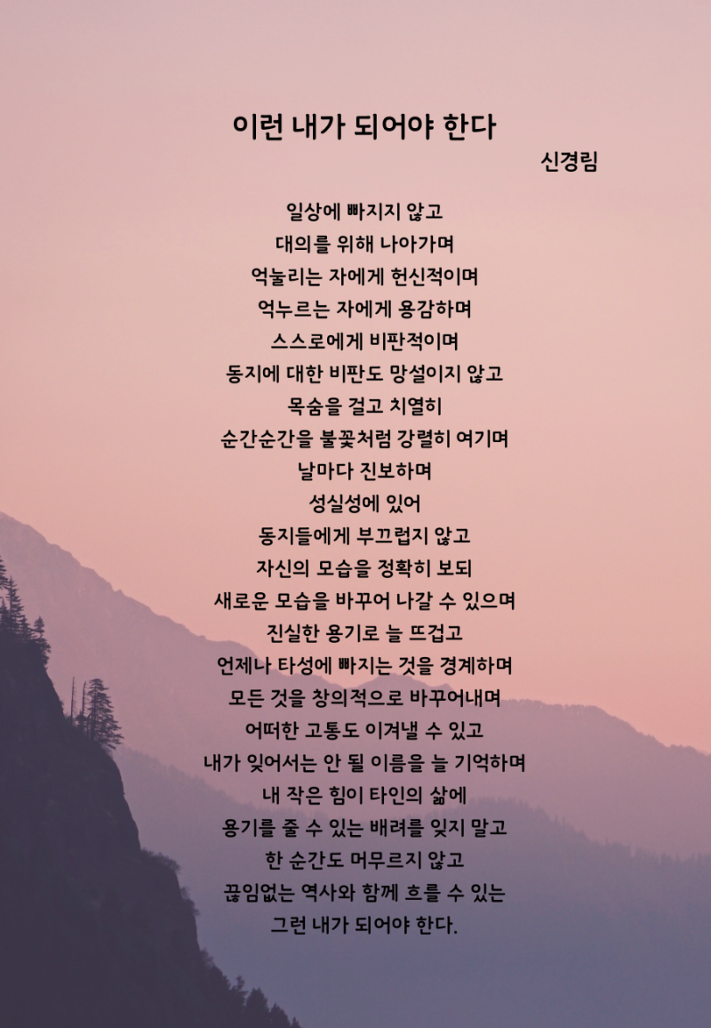 댓글 : - 신경림
