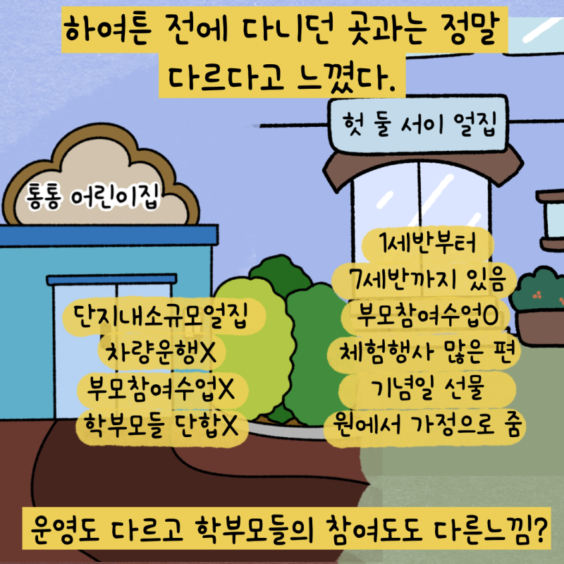 천차만별 어린이집