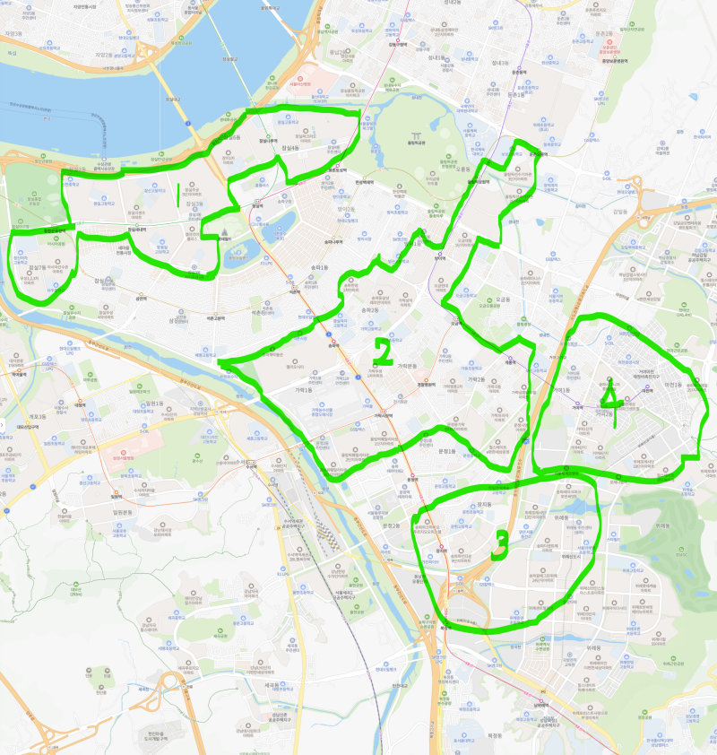 송파구 아파트 가격 변화 추이 - 붇 선도 아파트