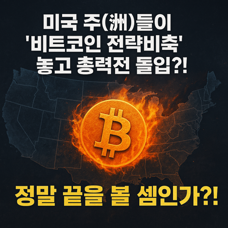 댓글 : 🔥미국 주(州)들이 ‘비트코인 전략비축’ 놓고 총력전 돌입?! 정말 끝을 볼 셈인가?!