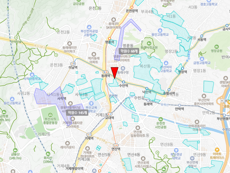 부산 정비구역 소개 : 수안1 재건축 [블리자드]