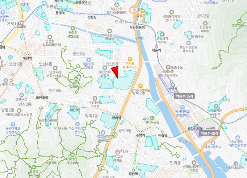 부산 정비구역 소개 : 연산5(망미주공) 재건축 [블리자드]
