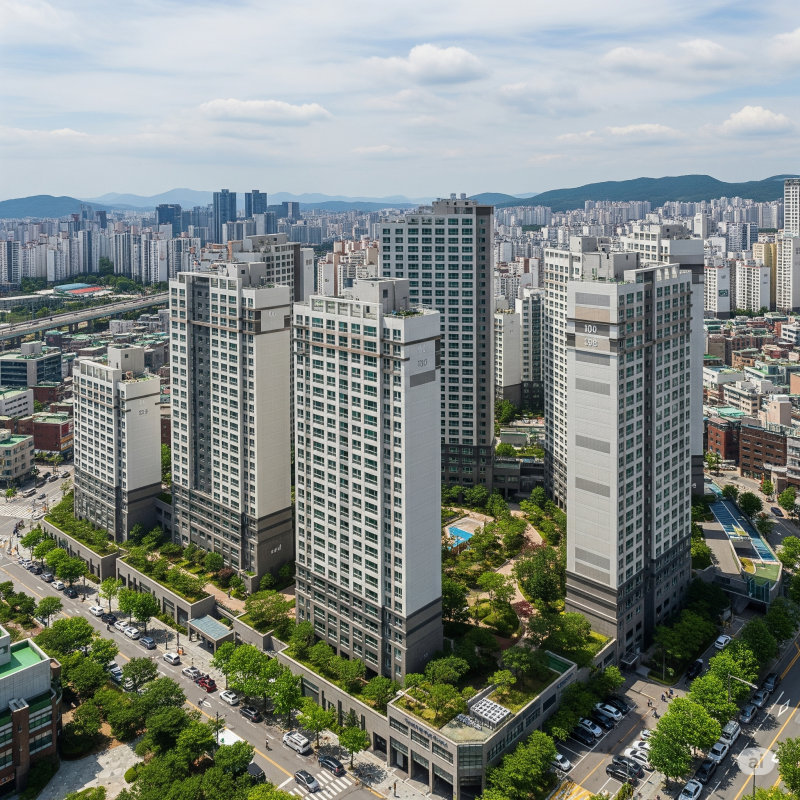 보라 아파트 조감도