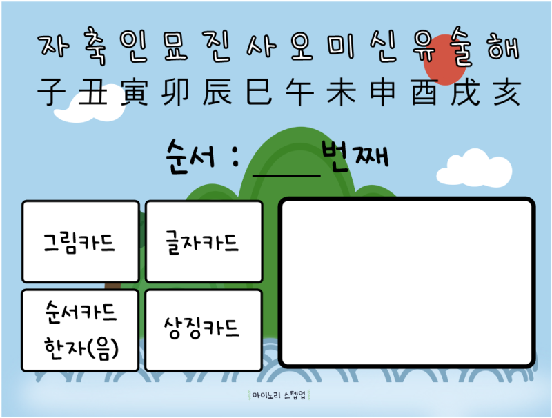 [활동지] 12간지, 열두 띠 이야기 활동지