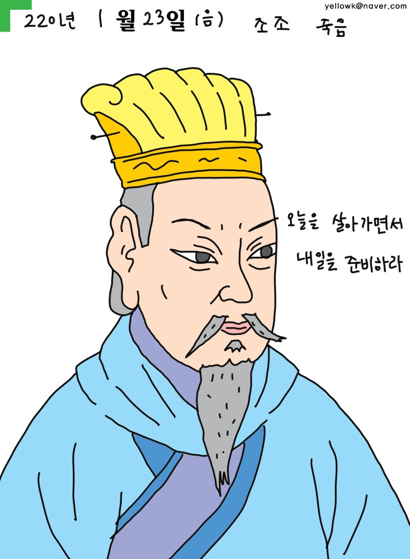 220년 1월 23일 중국 조조 죽음