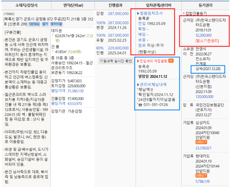 산본역 역세권에 입지한 충무주공2단지 경매