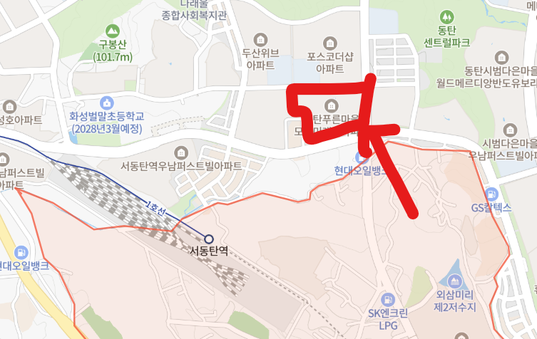 푸른마을아파트101동~111동 단지 사진