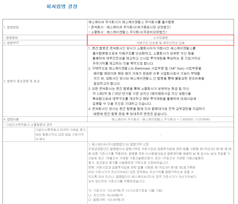 비피도 합병등종료보고서 공시 분석 | 2026년 8월 자산양수도 전략