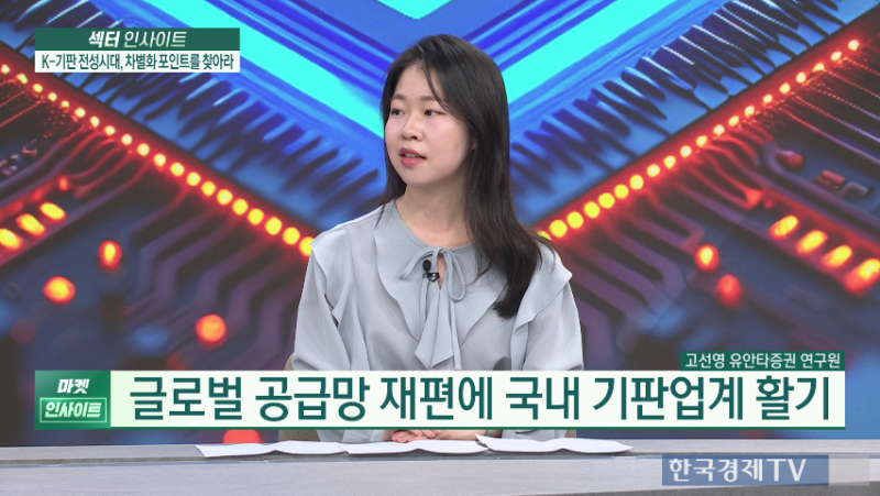 AI 반도체와 기판 관련주를 설명하는 차트 이미지