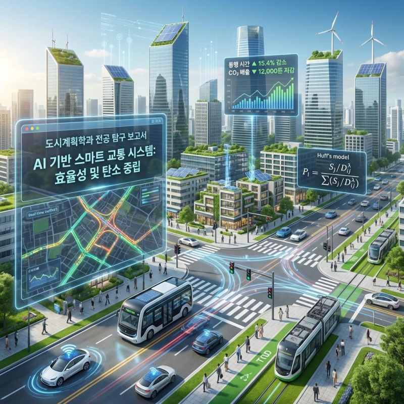 [진로/통합사회]AI 기반 스마트 교통과 압축 도시(Compact City)의 미래 도시계획학 도시공학 1학년 전용 일반고