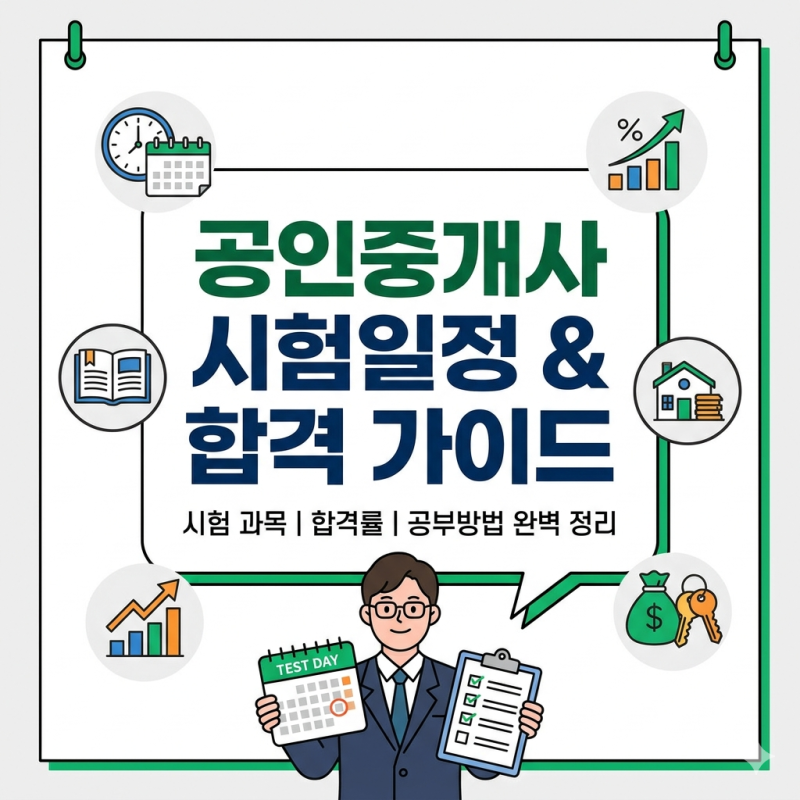 2026년 공인중개사 시험일정