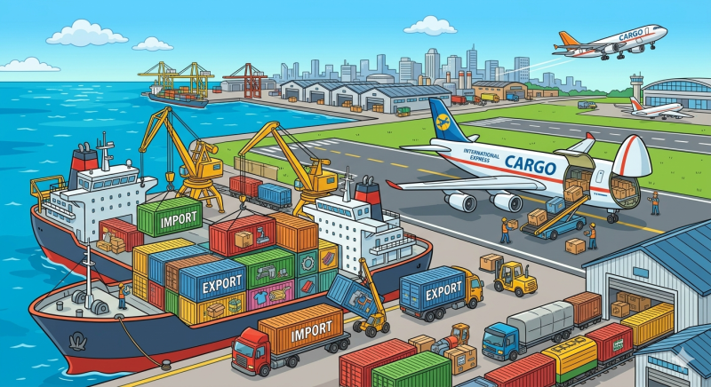 무역수지 관련 이미지