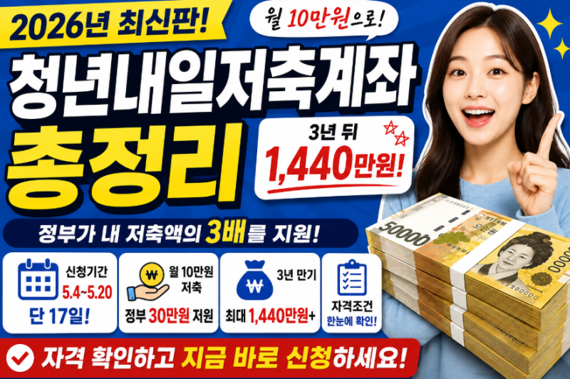 청년 내일저축계좌 자격조건