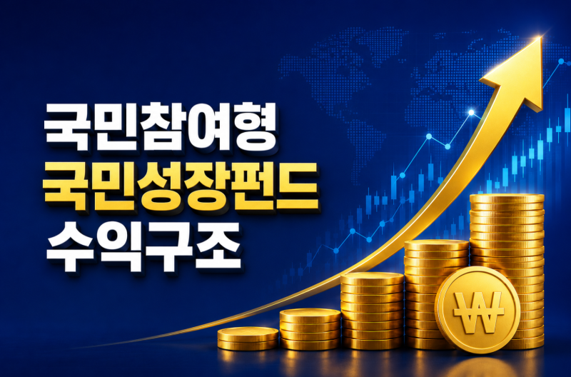 원금 손실 20% 방어? 국민참여형 국민성장펀드 수익구조 및 안전성 진짜일까?