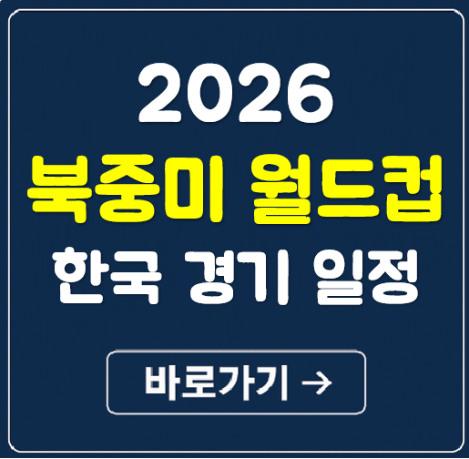댓글 : 2026 FIFA 북중미 월드컵 한국 일정