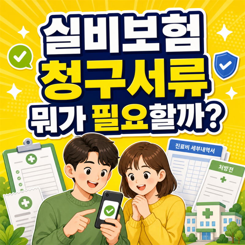 실비보험 청구시 필요한 서류