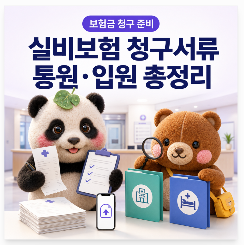 실비보험 청구시 필요한 서류