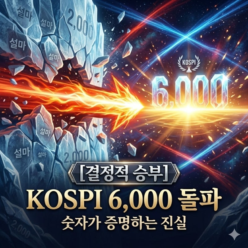 [결정적 승부] KOSPI - 2000에서 6,000까지, 모두가 설마라고 할 때 숫자는 진실을 말했다